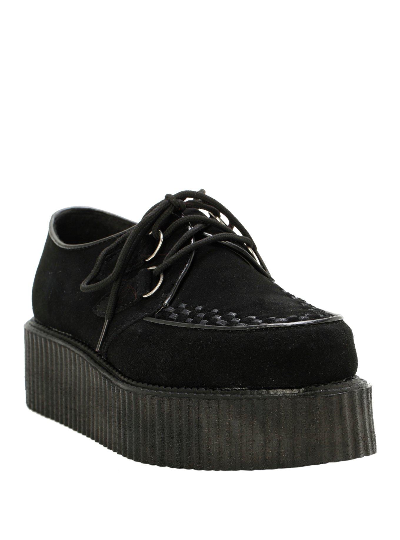 Demonia By Pleaser Black Suede Creepers Hot Topic