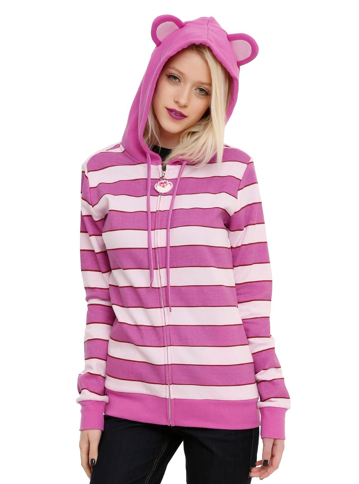 Disney Alice In Wonderland Cheshire Cat Girls Cosplay Hoodie