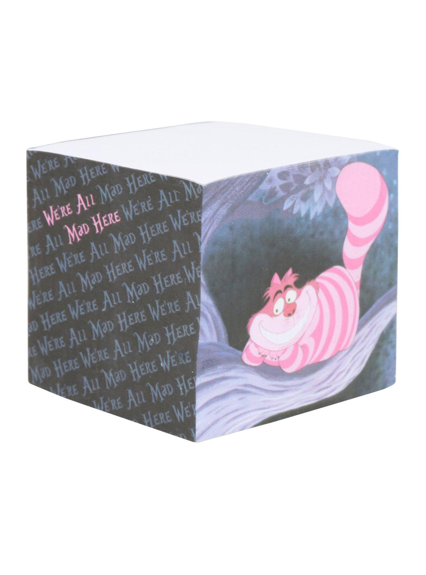 Disney Alice In Wonderland Cheshire Cat Memo Cube Hot Topic