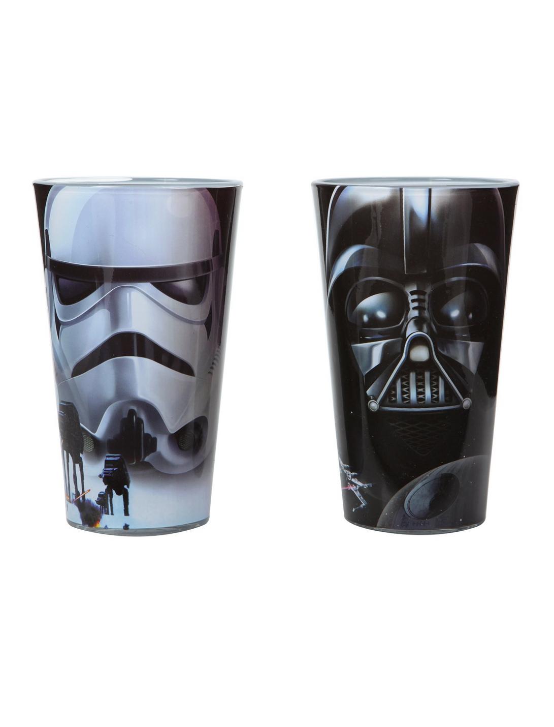 Star Wars Darth Vader & Stormtrooper Pint Glasses Set, , hi-res