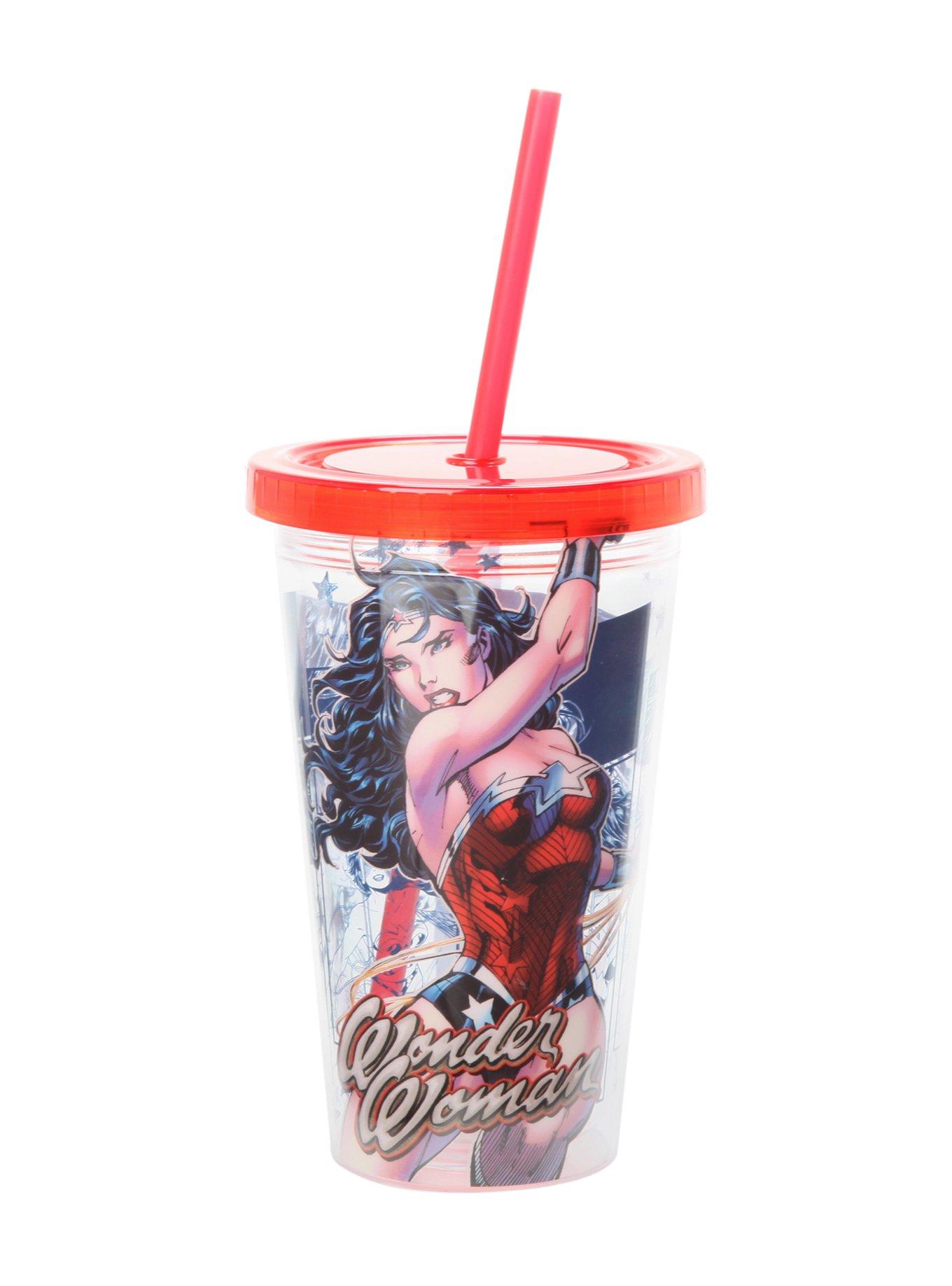 DC Comics Wonder Woman Acrylic Travel Cup, , hi-res