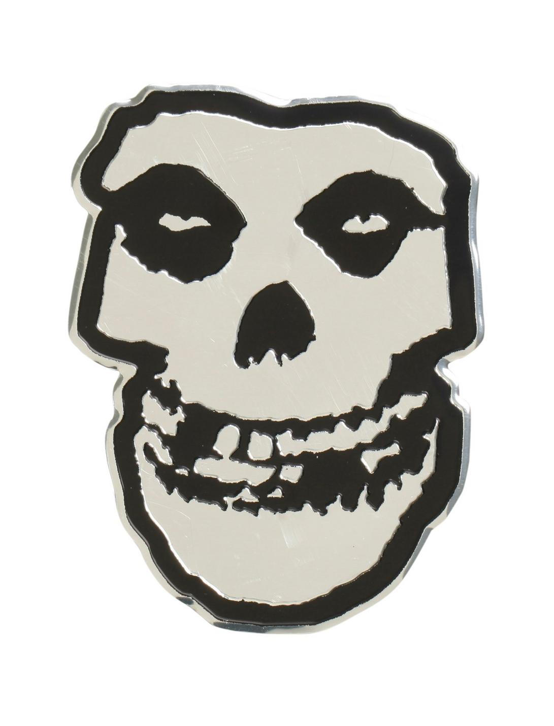 Misfits Fiend Skull Metal Sticker, , hi-res