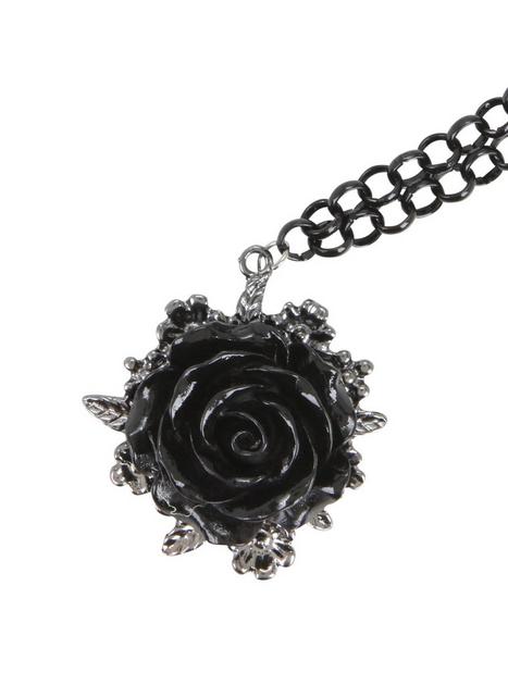 Black Rose Necklace | Hot Topic