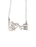 LOVEsick Love Music Clef Heart Necklace, , hi-res