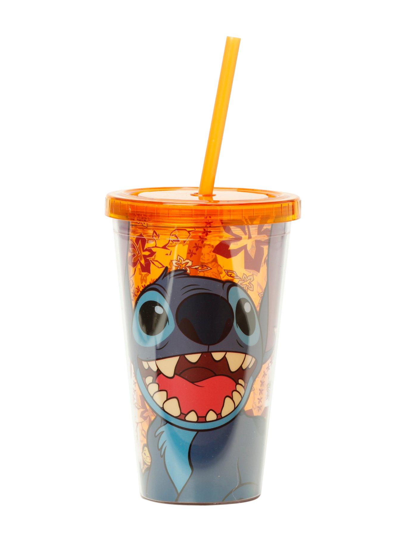 Disney Lilo & Stitch Happy Orange Acrylic Travel Cup, , hi-res