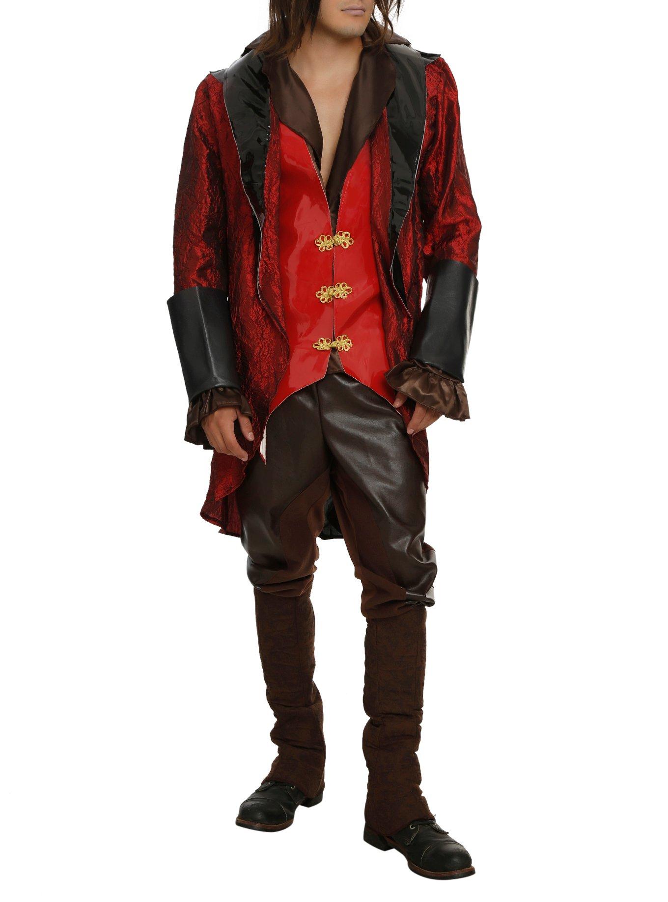 Men's Plus Size Elite Captain Hook Costume