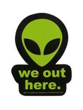 Loungefly We Out Here Alien Sticker, , hi-res