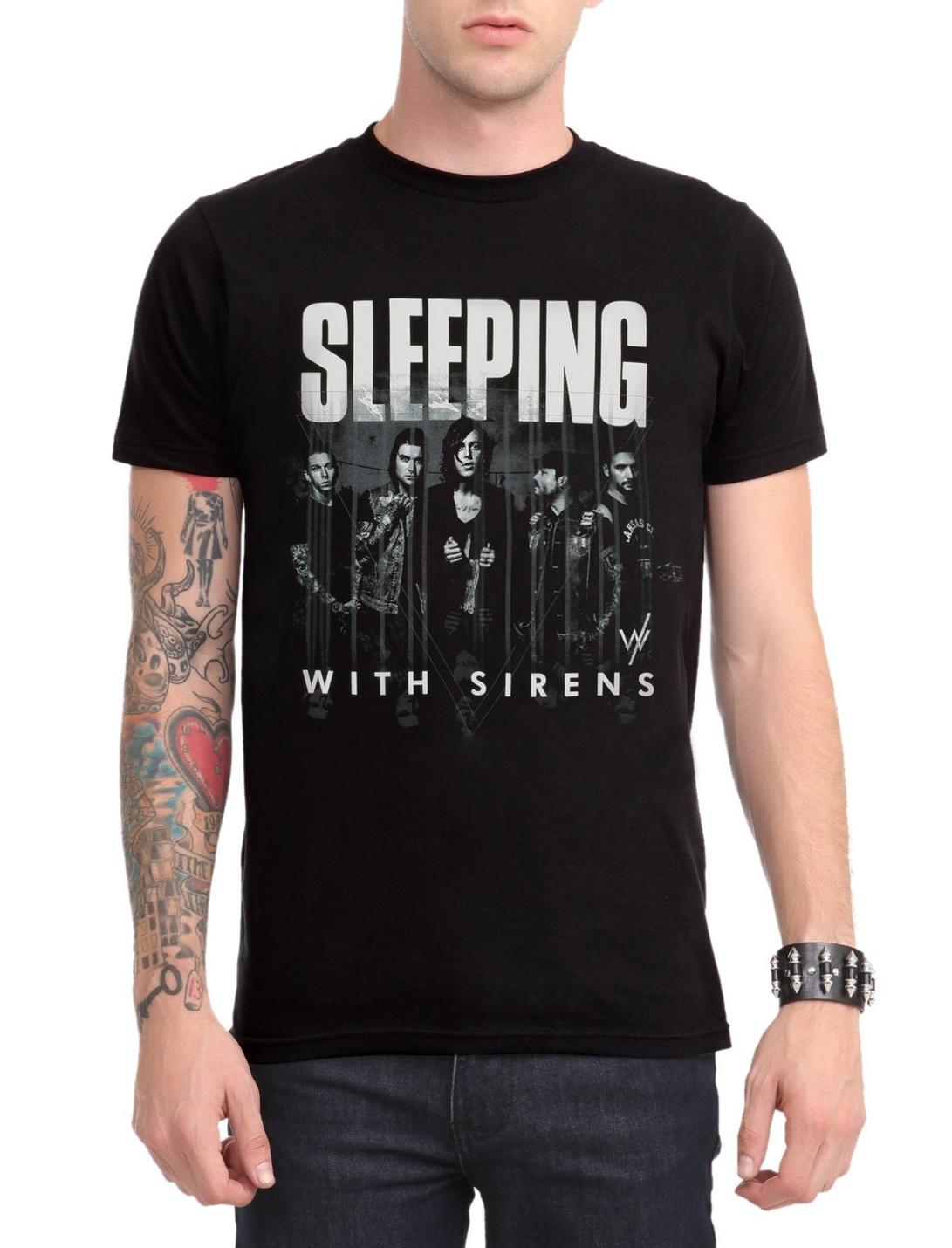 Sleeping With Sirens Phantom T-Shirt 2XL, BLACK, hi-res