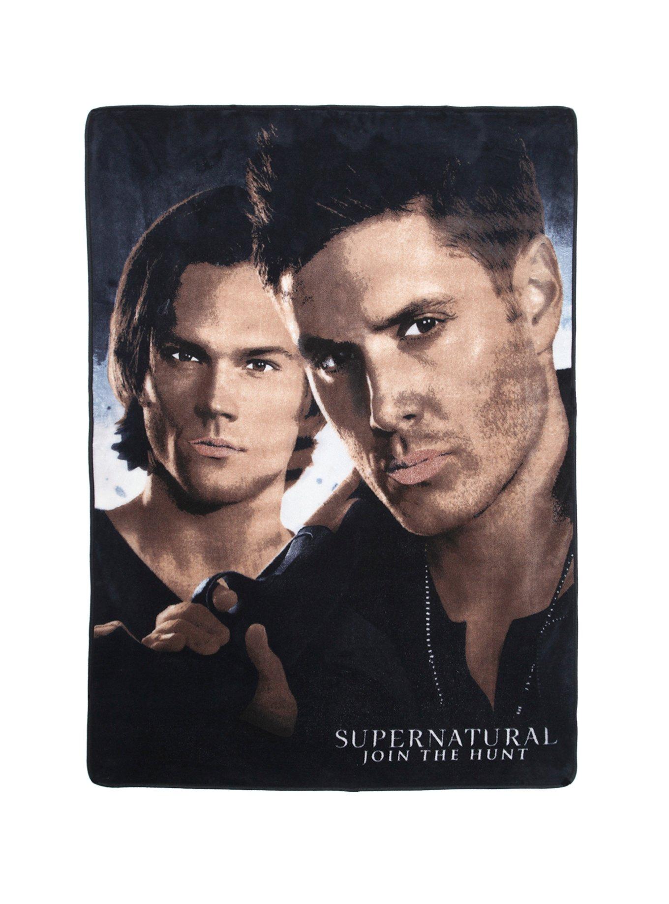 Supernatural Winchester Brothers Plush Throw, , hi-res