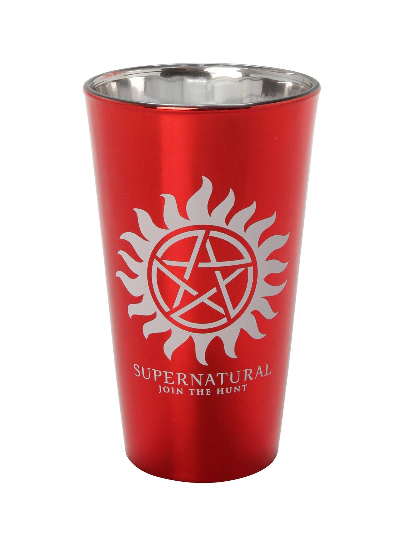 Supernatural No Demons Down The Hatch Pint Glass, , hi-res