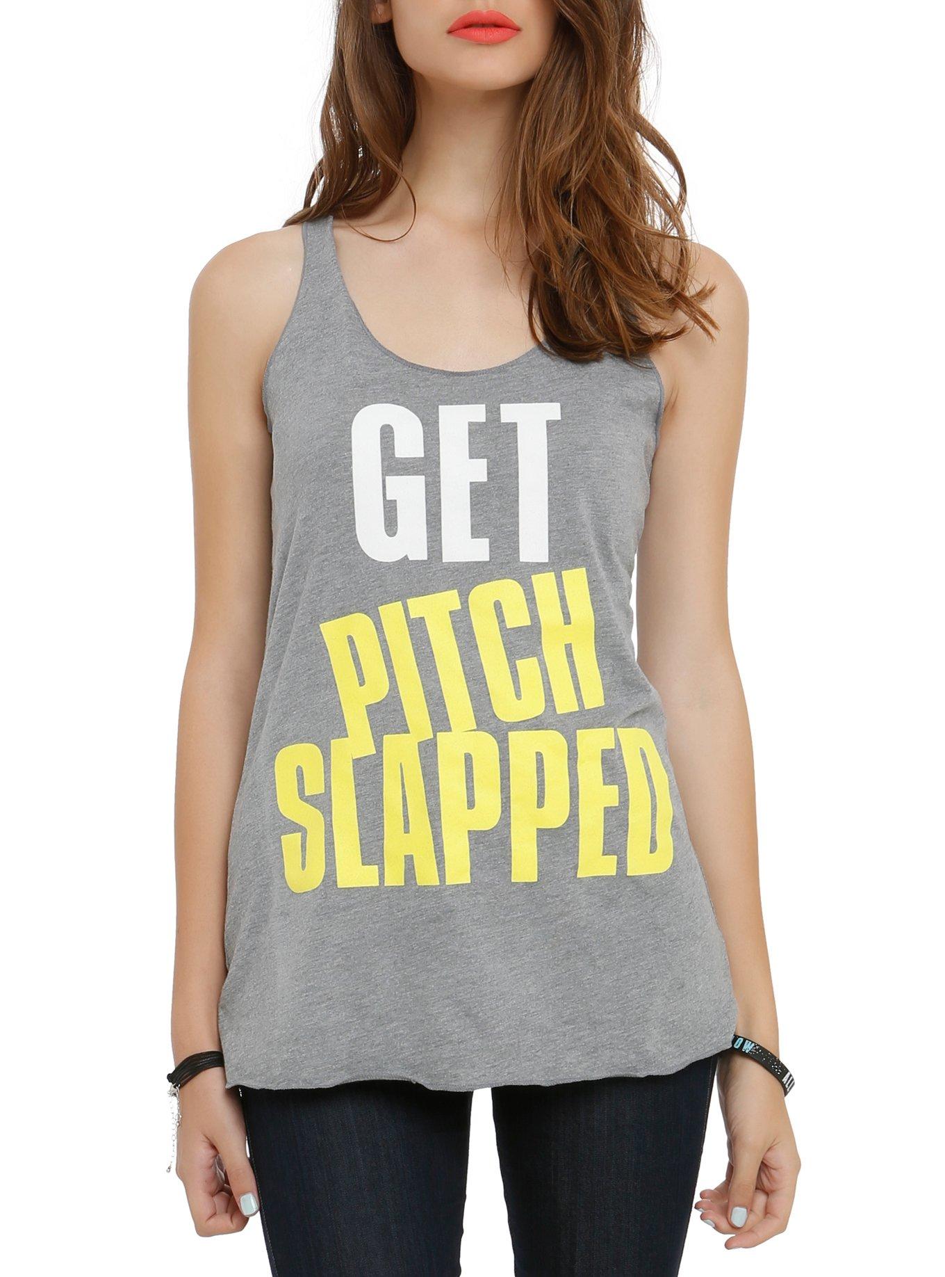 Pitch Perfect Get Pitch Slapped Girls Tank Top, BLACK, hi-res