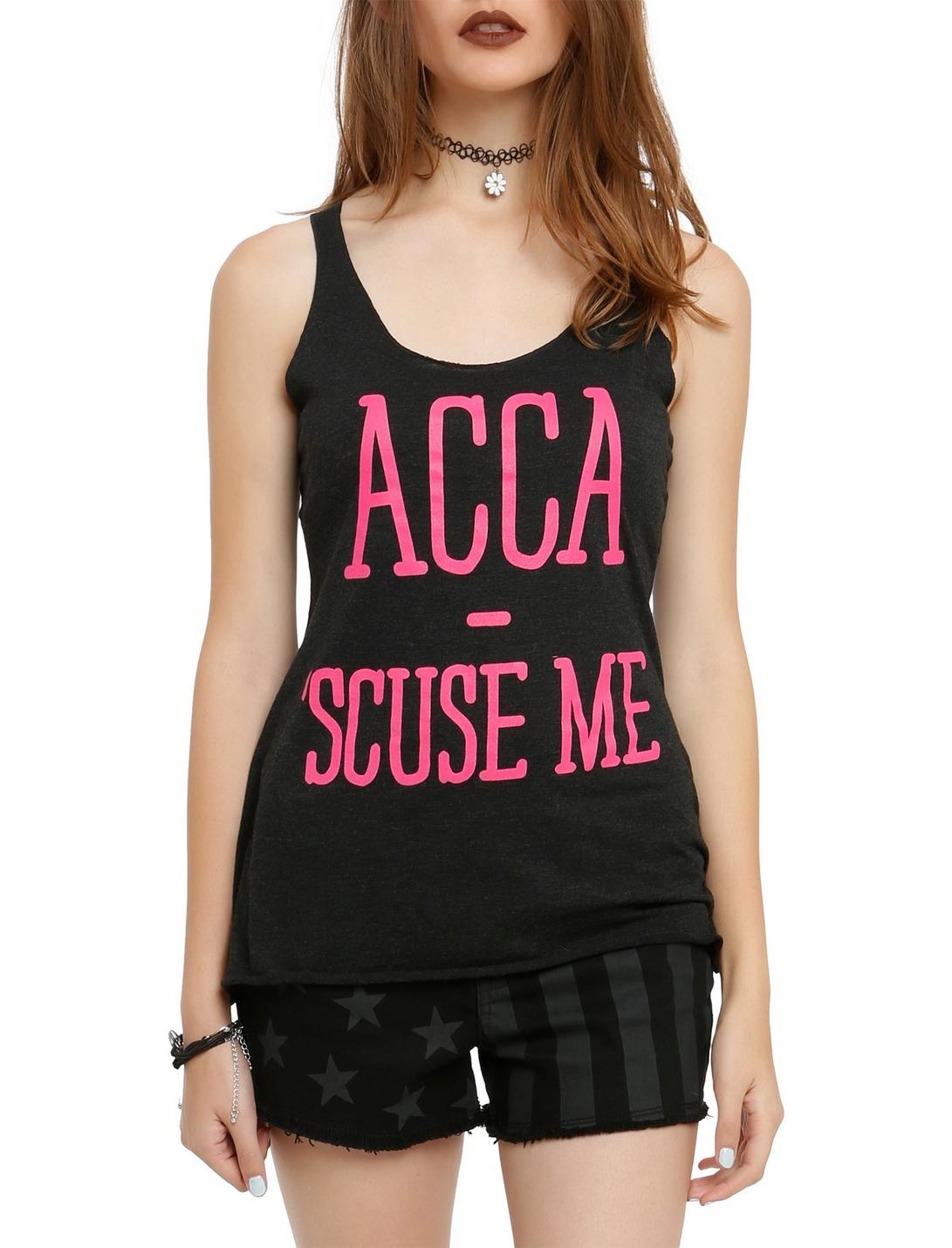 Pitch Perfect  Acca-'Scuse Me Girls Tank Top, BLACK, hi-res