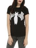 Marvel Venom Glitter Logo Girls T-Shirt, BLACK, hi-res