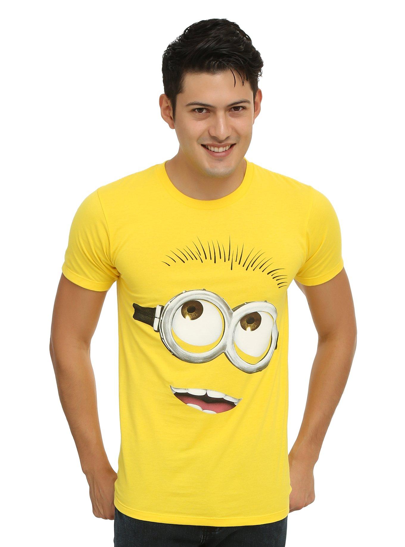 Despicable Me Minion Face T-Shirt, BLACK, hi-res