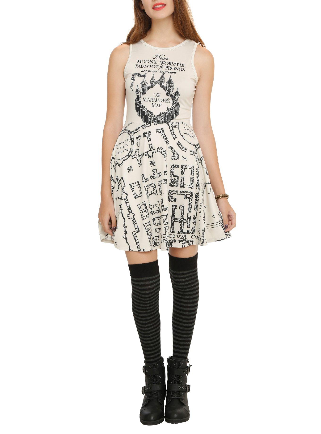 Hot topic 2025 marauders map dress