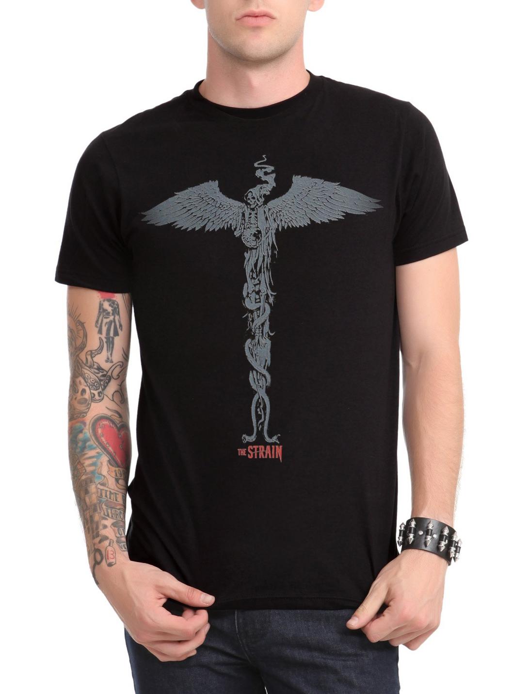 The Strain Bolivar Tattoo T-Shirt, BLACK, hi-res