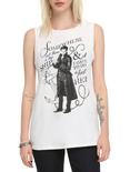 Once Upon A Time Hook Quote Girls Muscle Top, WHITE, hi-res