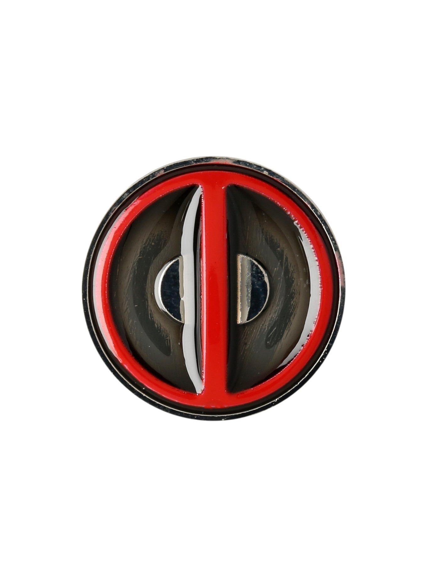 Marvel Deadpool Logo Pin, , hi-res
