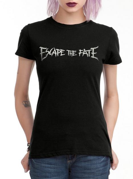 ミュージシャン RULE THE FATE back LOGO T-Shirt Escape The Fate band This War Is Ours T-shirt black S to 5Xl