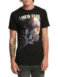 Linkin Park Fire Face T-Shirt, BLACK, hi-res