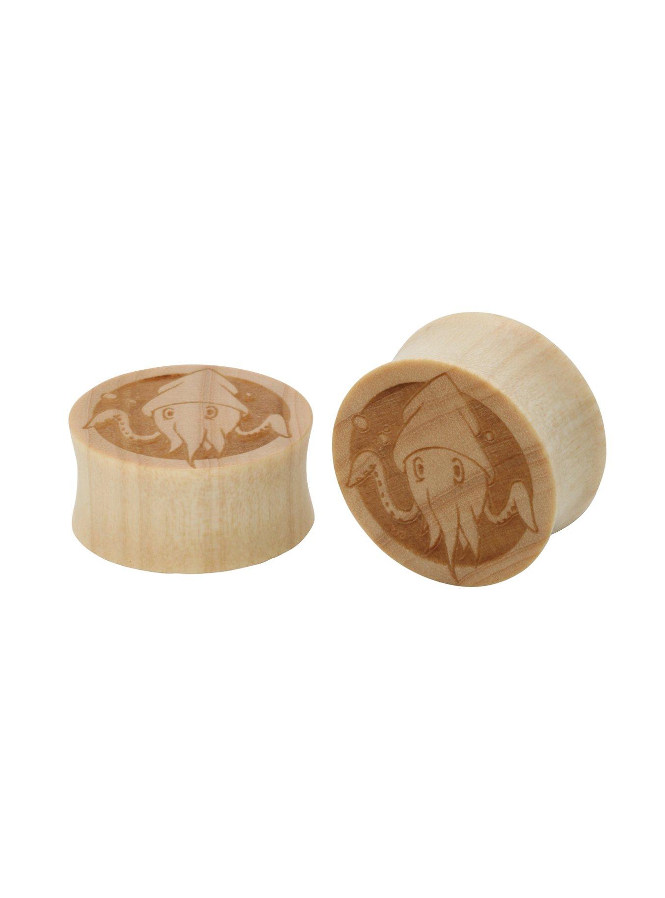 Urban Star Squid Wood Plug 2 Pack, , hi-res