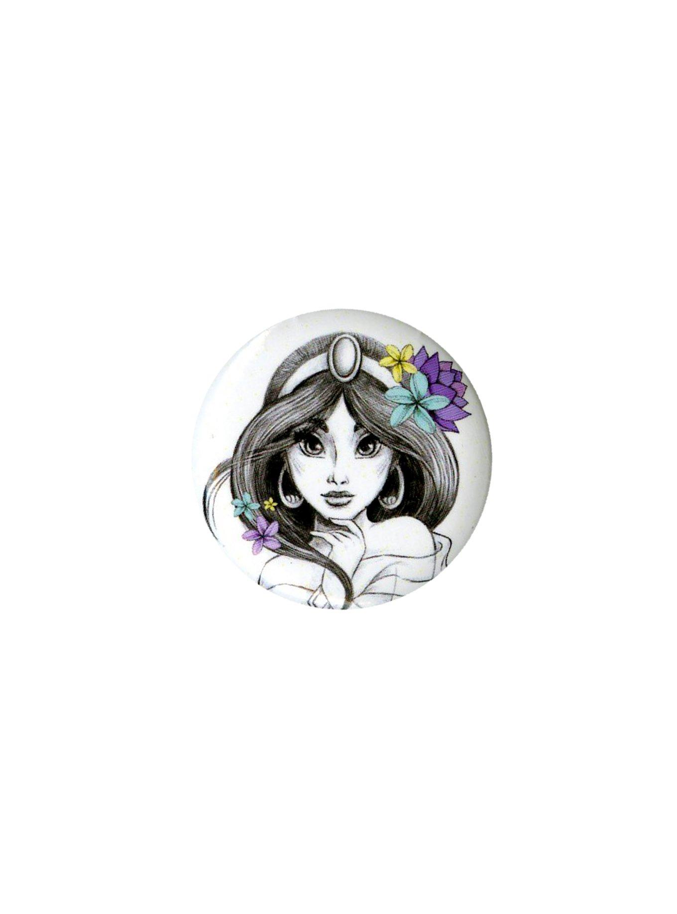 Disney Aladdin Jasmine Sketch Pin, , hi-res