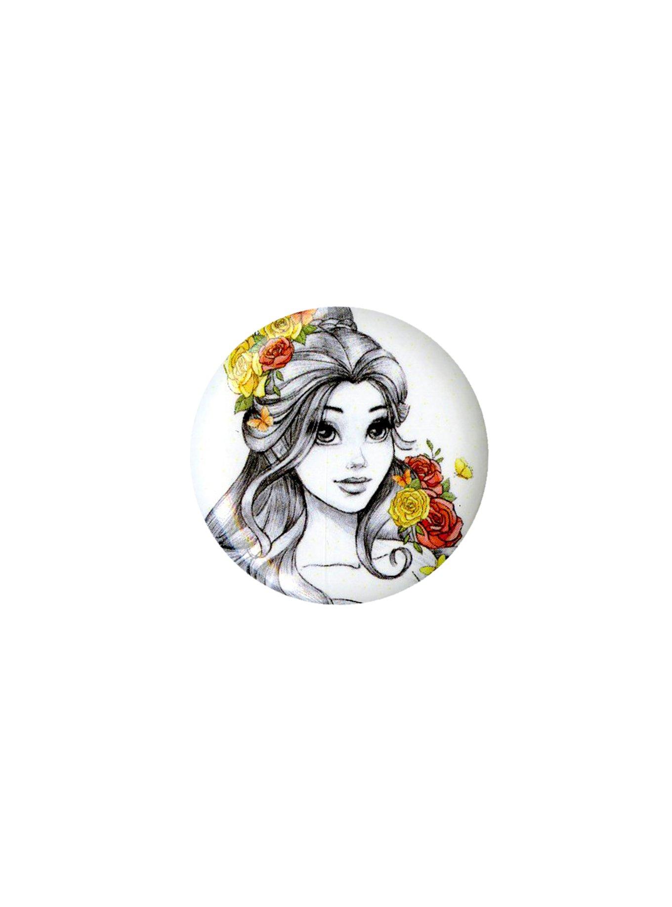 Disney Beauty And The Beast Belle Sketch Pin, , hi-res