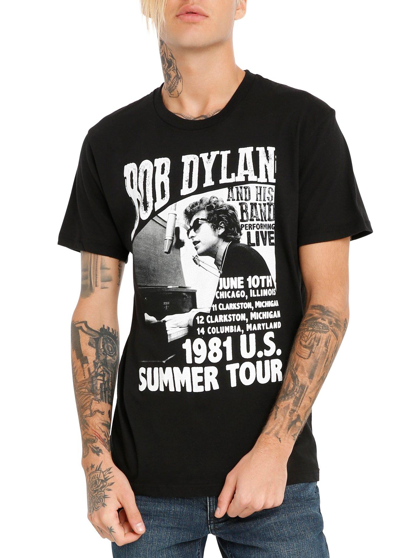 Bob Dylan '81 US Tour T-Shirt, BLACK, hi-res