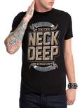 Neck Deep Wood Logo T-Shirt, BLACK, hi-res