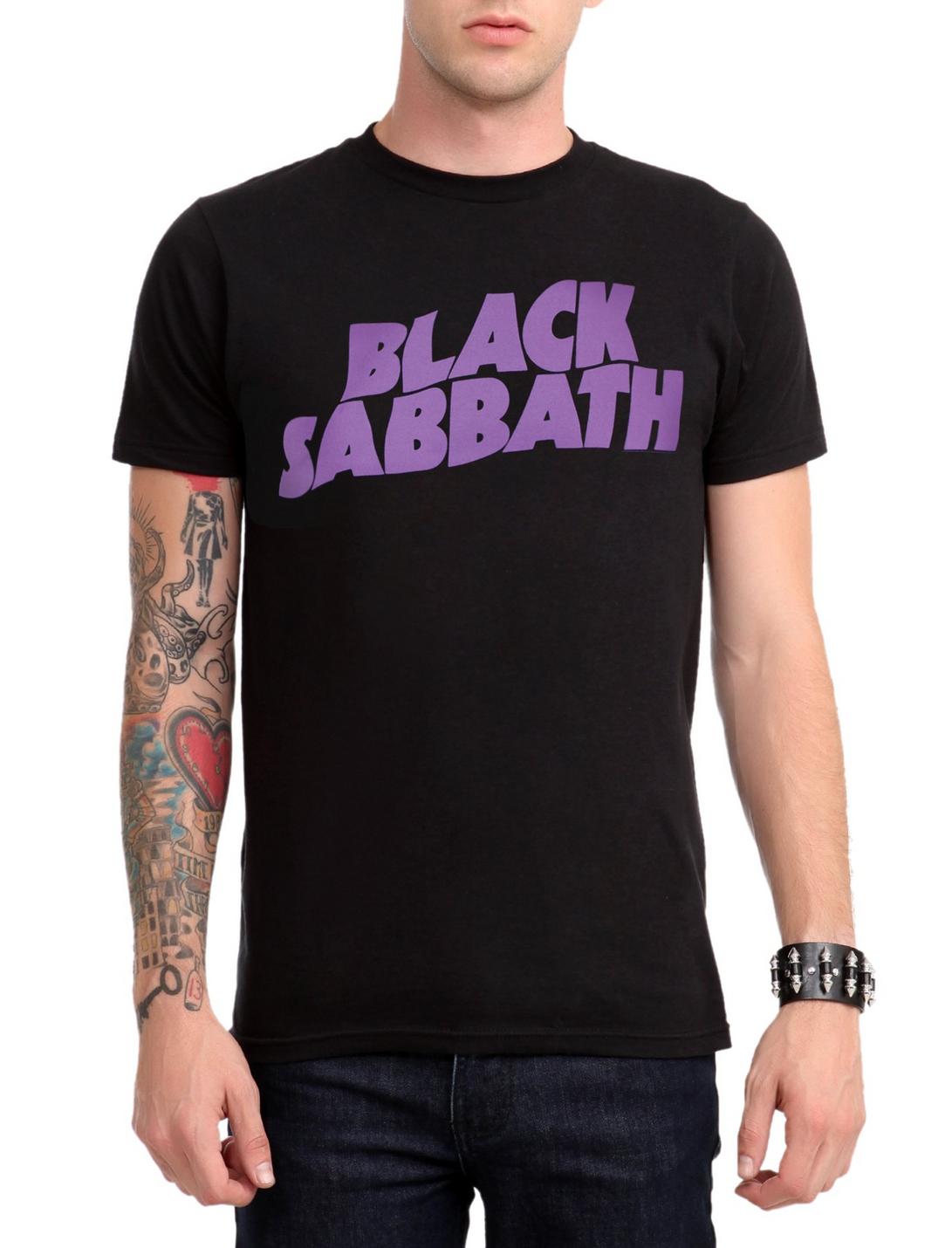 End Release worm Black Sabbath Purple Logo T-Shirt | Hot Topic