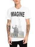 John Lennon Imagine Statue Of Liberty T-Shirt, , hi-res