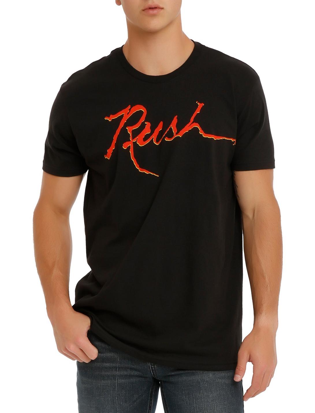 Rush All The Logos T-Shirt, BLACK, hi-res