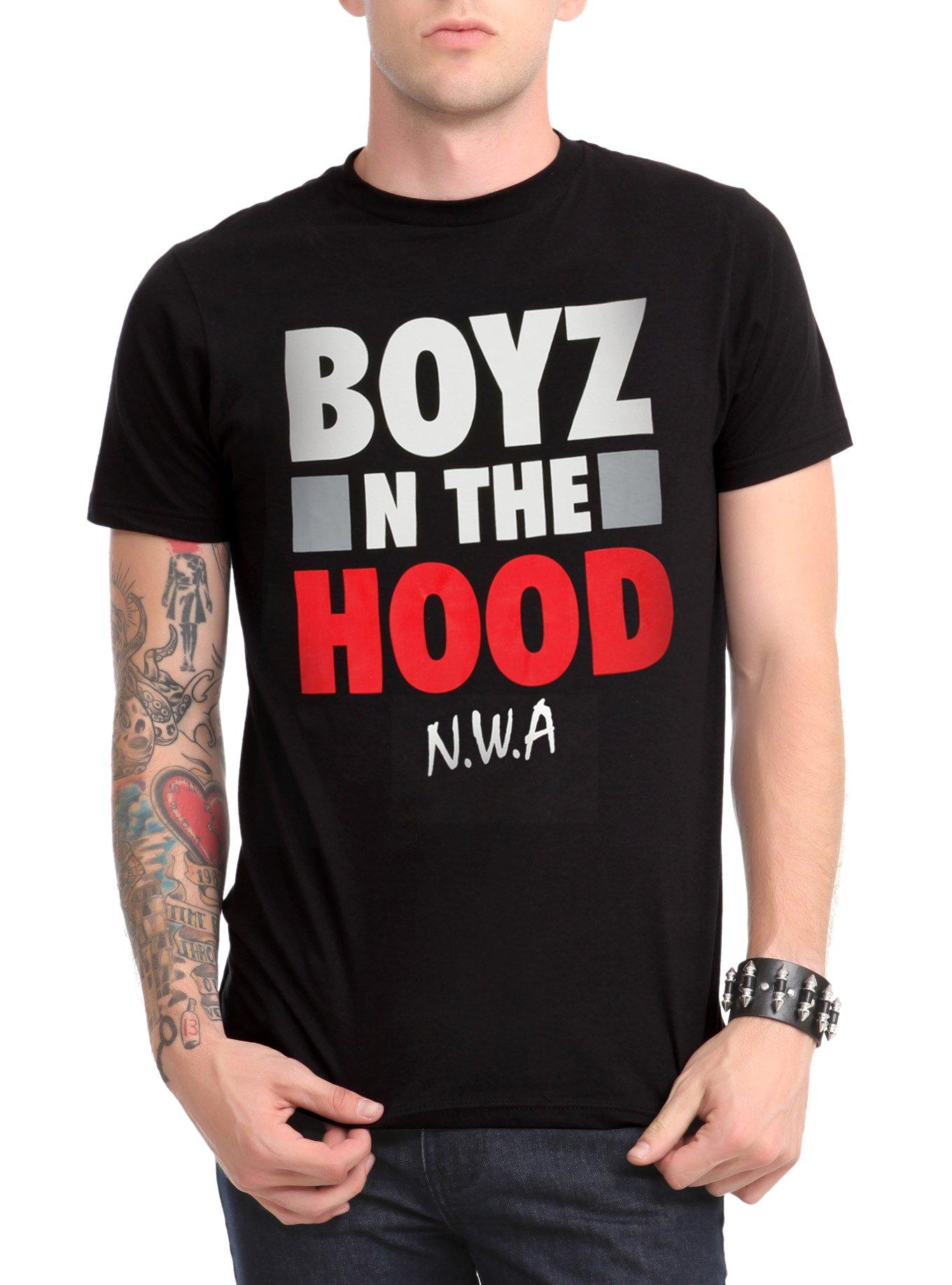 N.W.A Boyz N The Hood T-Shirt, BLACK, hi-res