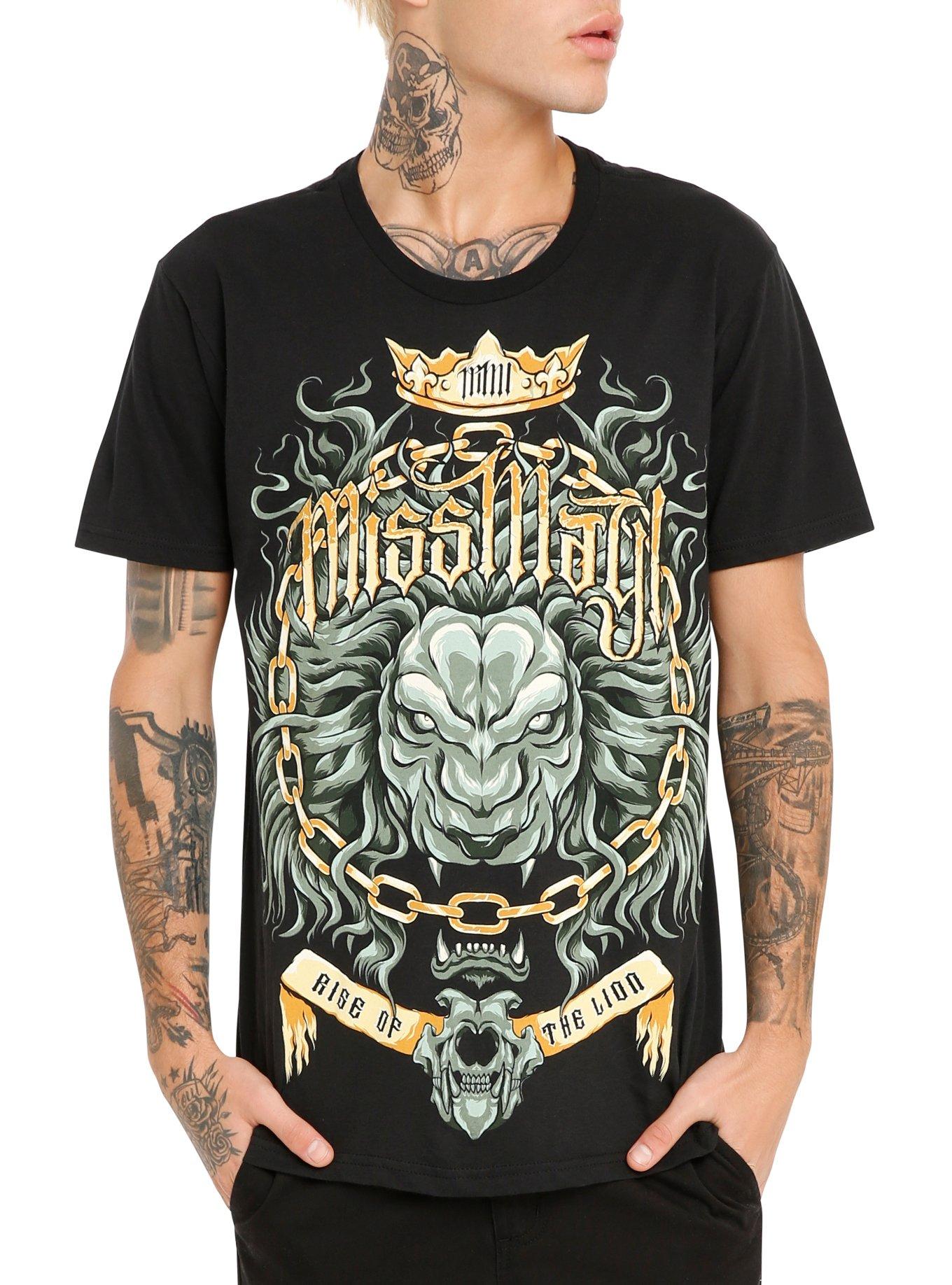Miss May I Rise Of The Lion T-Shirt, BLACK, hi-res