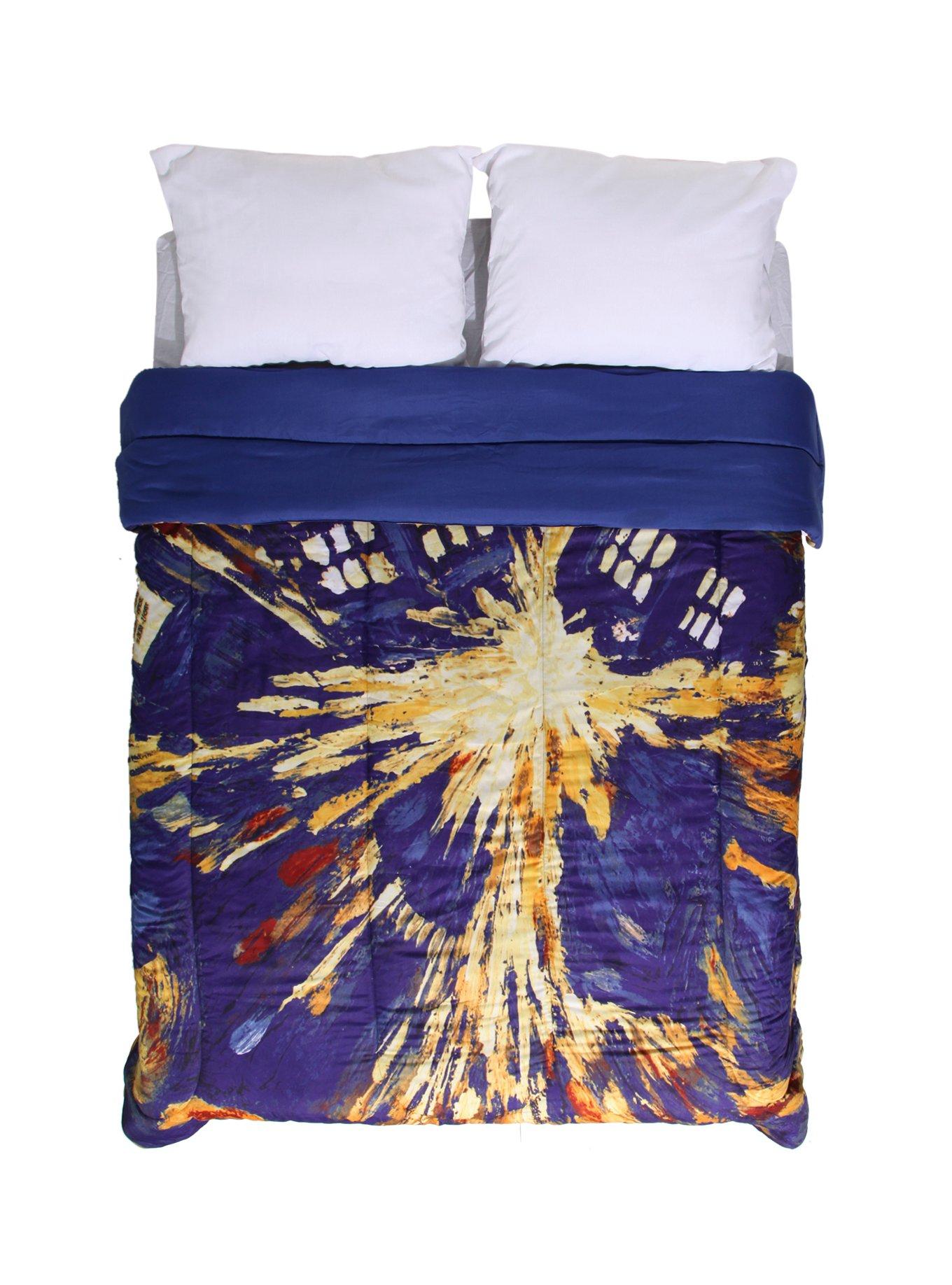 Doctor Who Exploding TARDIS Queen Comforter, , hi-res