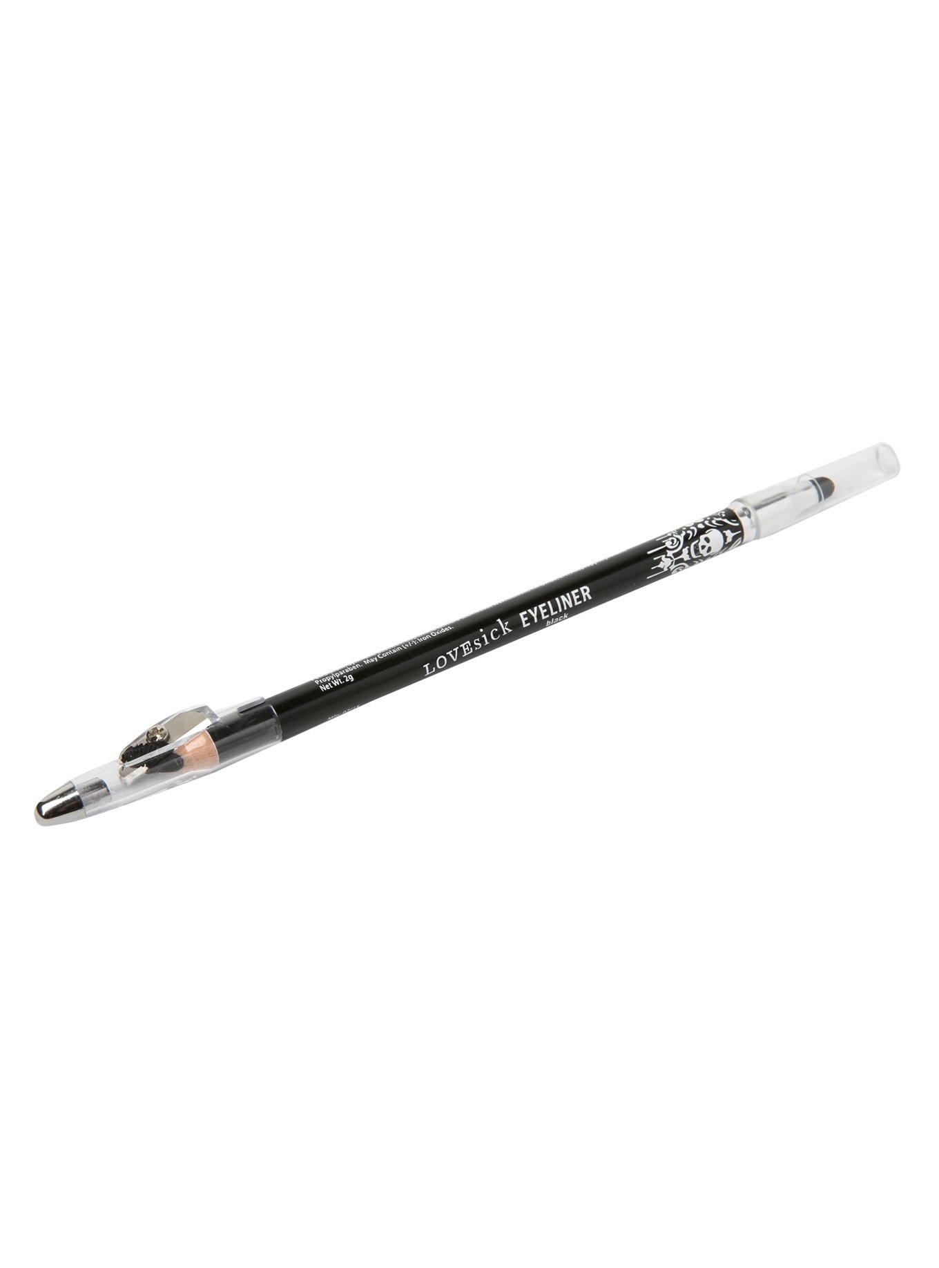 LOVEsick Black Eyeliner Pencil With Sharpener, , hi-res