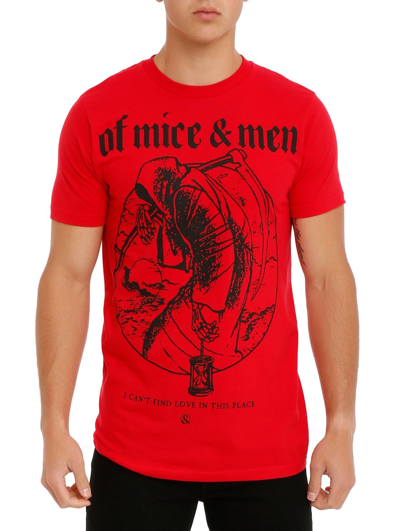 Of Mice & Men Reaper T-Shirt, RED, hi-res