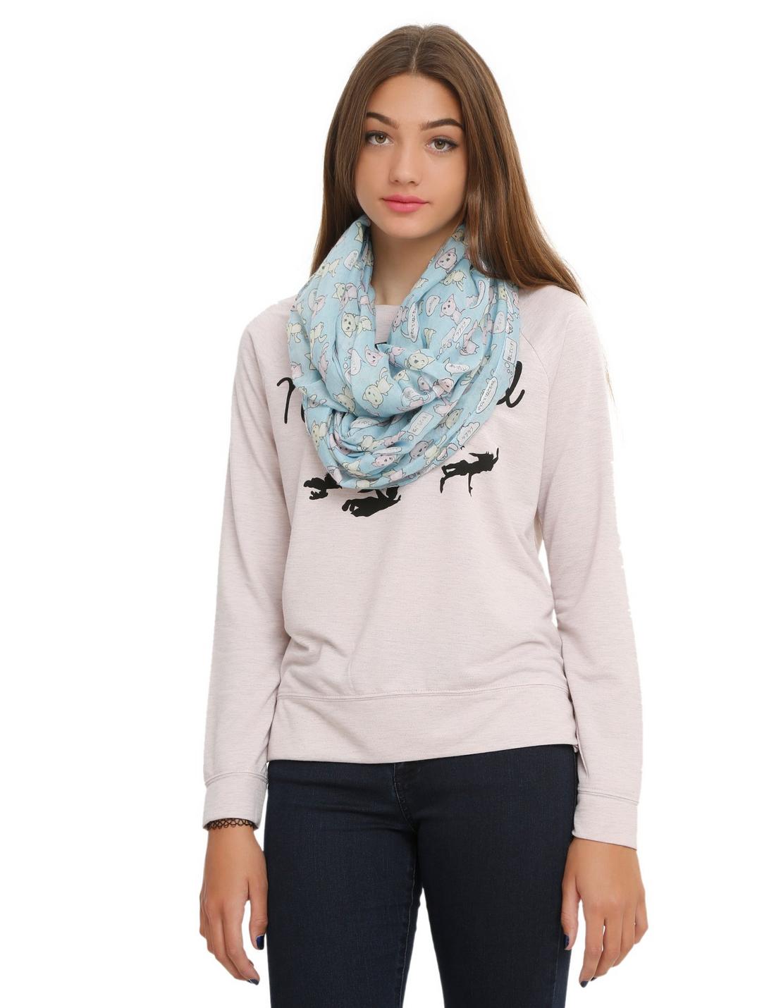 Emotional Cats Infinity Scarf, , hi-res