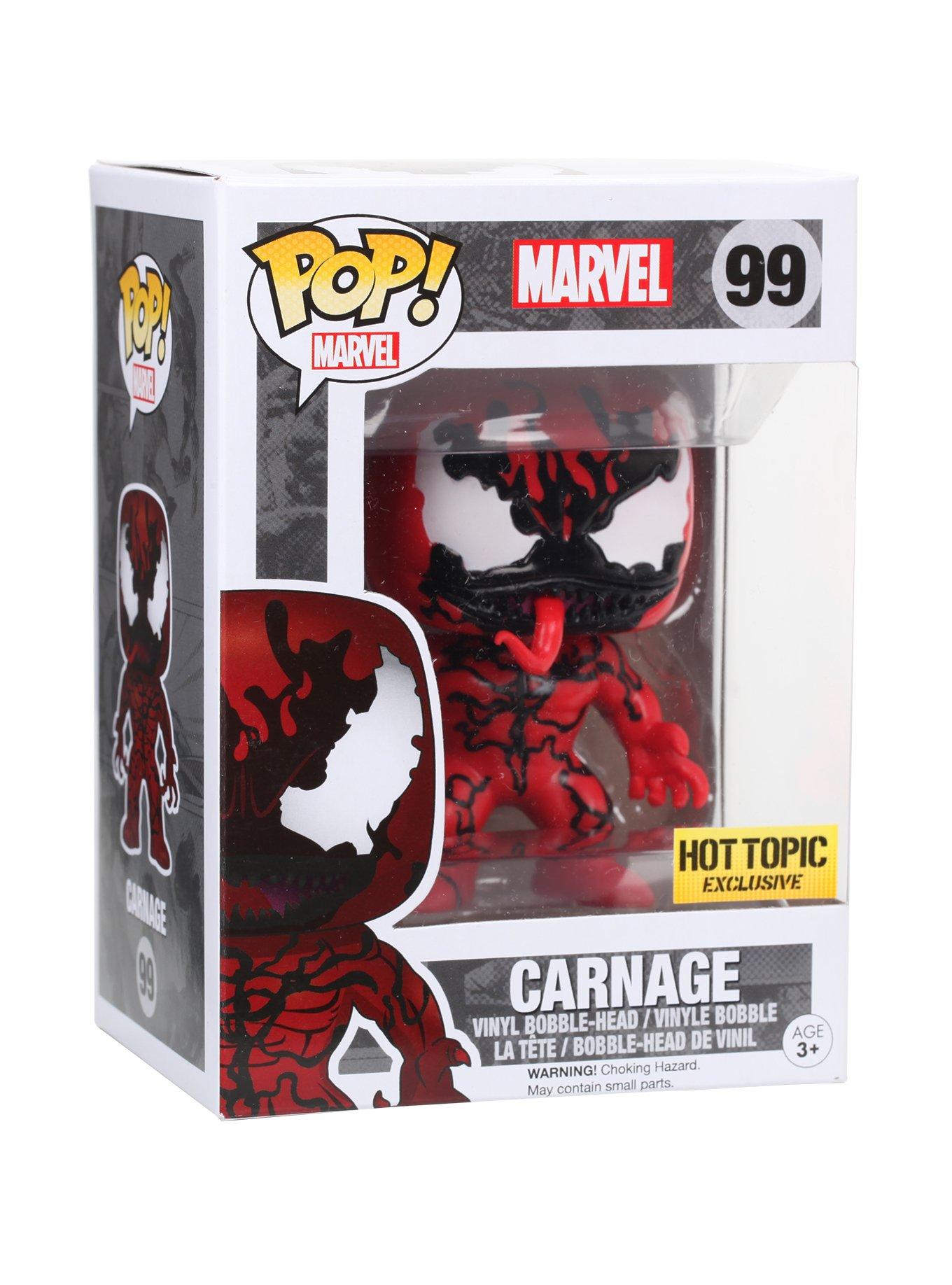 Carnage funko pop cheap hot topic