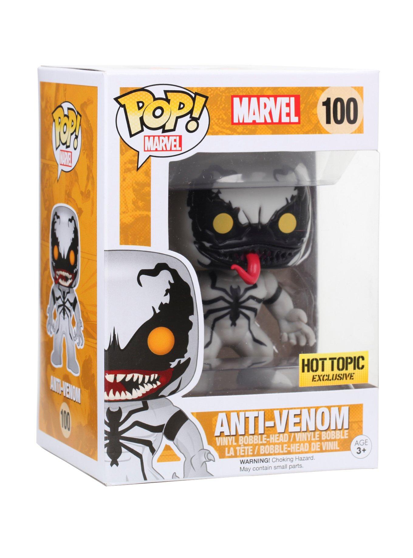 Funko Marvel Pop! Anti-Venom Vinyl Bobble-Head Hot Topic Exclusive, , hi-res