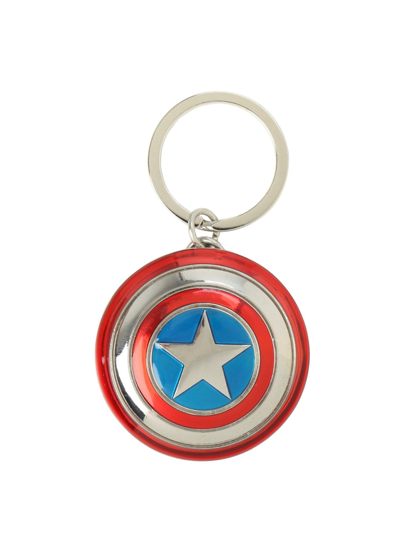 Marvel Captain America Shield Key Chain, , hi-res