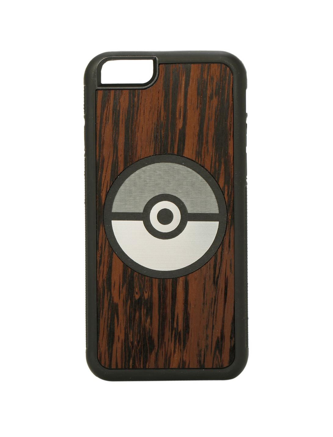 Pokemon Poke Ball Wood Inlay iPhone 6 Case, , hi-res