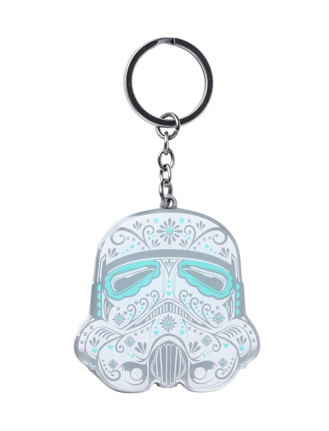 Loungefly Star Wars Day Of The Dead Stormtrooper Key Chain, , hi-res