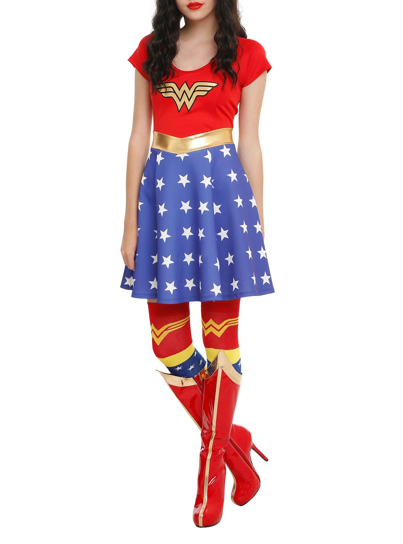 DC Comics Wonder Woman Costume Dress, , hi-res