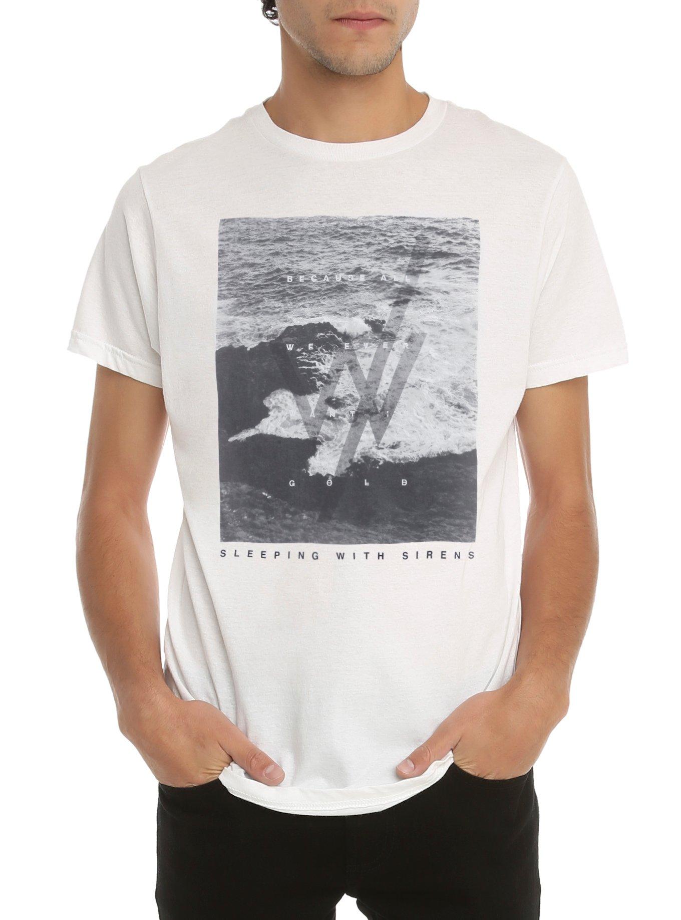 Sleeping With Sirens Current T-Shirt, WHITE, hi-res