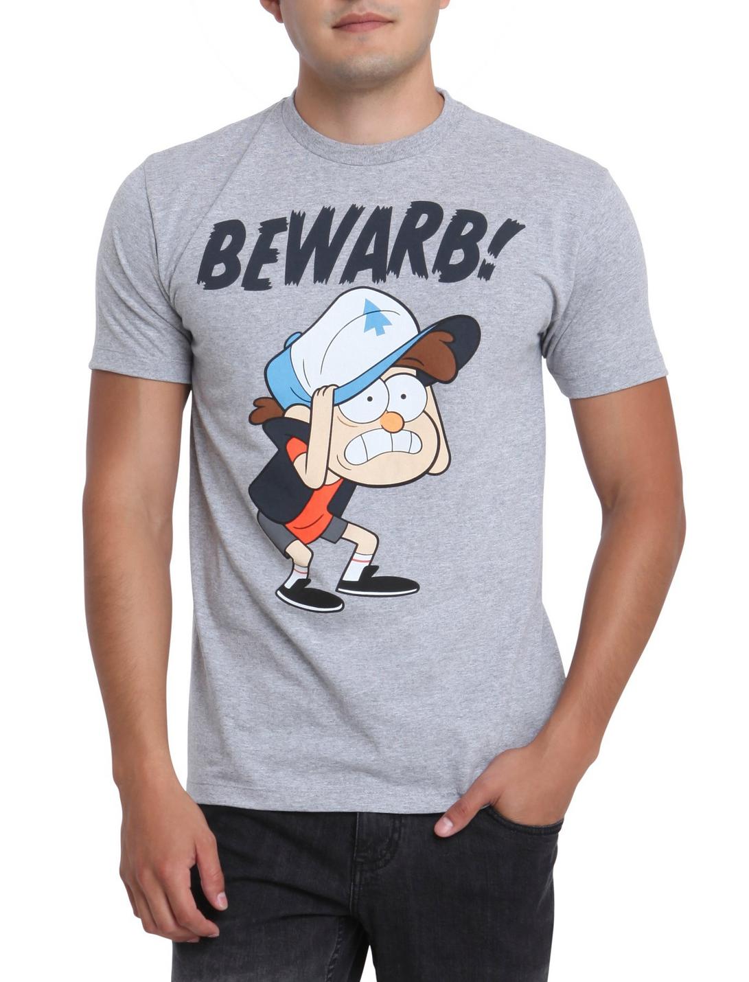 Gravity Falls Bewarb! Dipper T-Shirt, LIGHT GRAY, hi-res