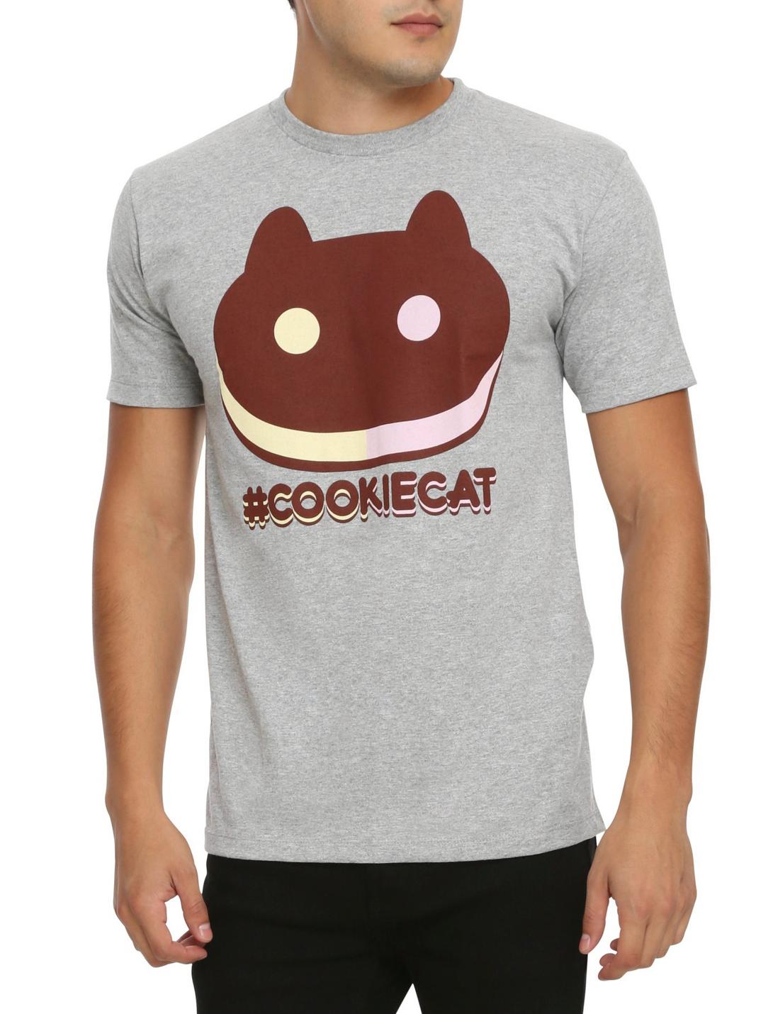 Steven Universe Cookie Cat T-Shirt, DARK GRAY, hi-res