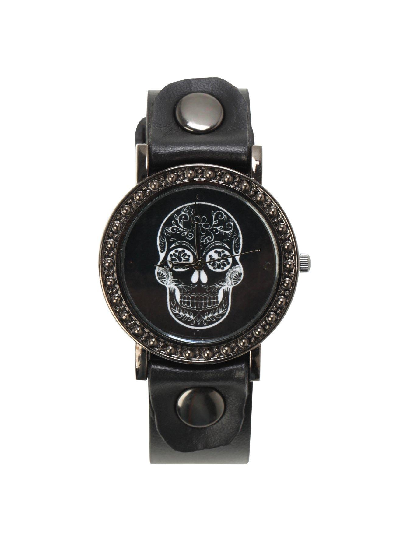LOVEsick Sugar Skull Watch, , hi-res