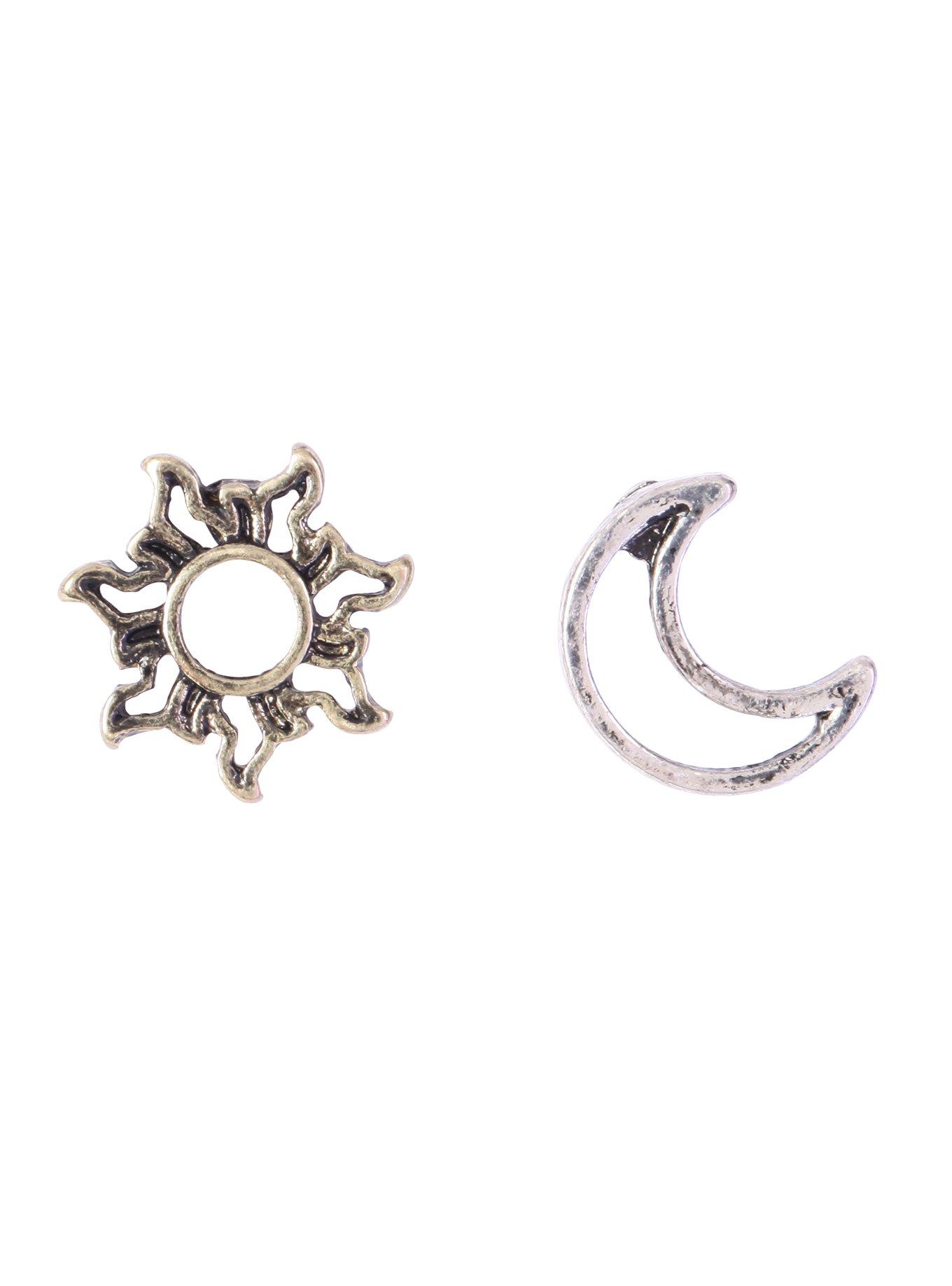 LOVEsick Moon & Sun Stud Earrings, , hi-res