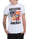 Because America Dinosaur T-Shirt, BLACK, hi-res